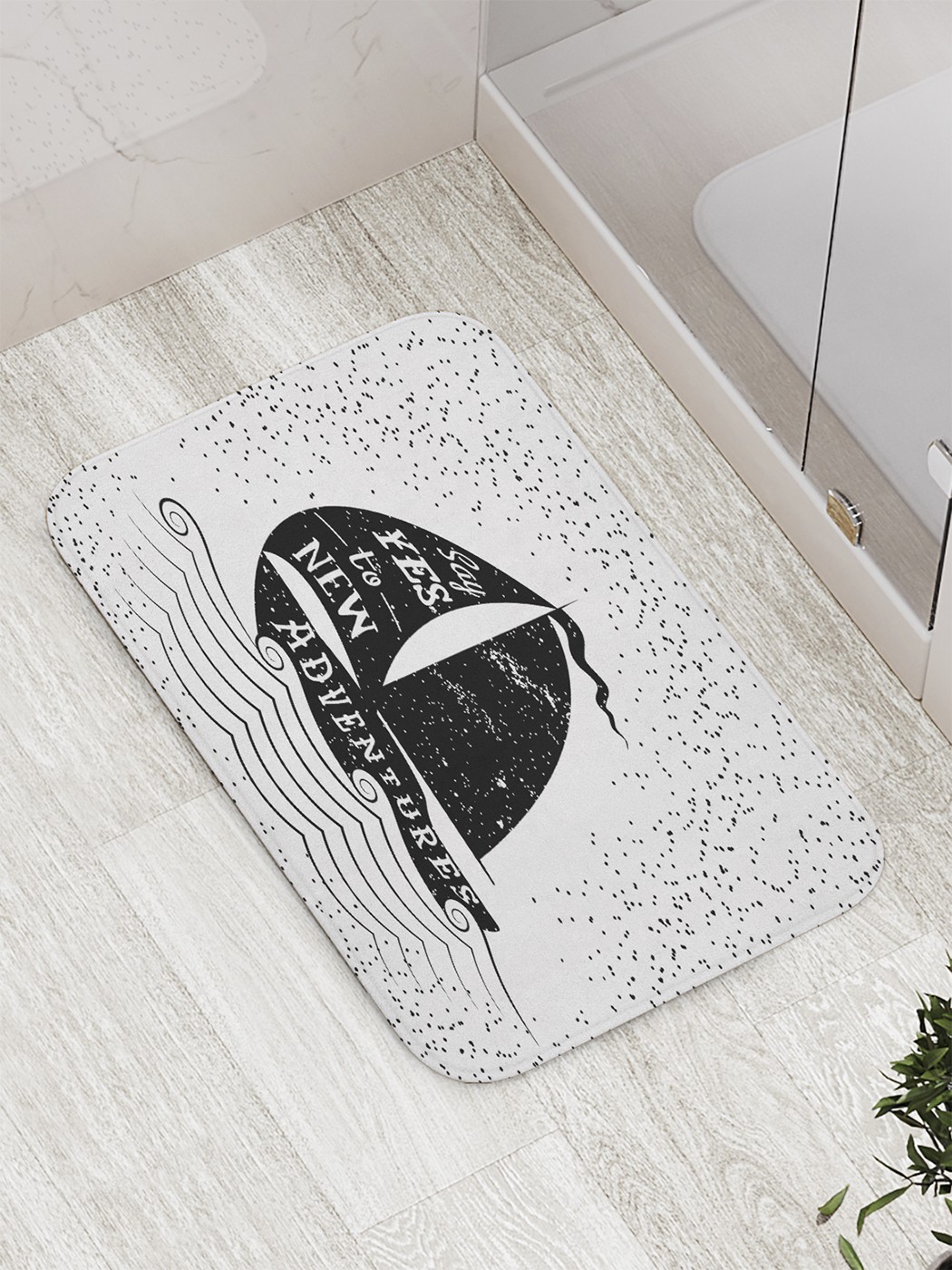 

bath_61627 Коврик противоскользящий для ванной, сауны, бассейна, 77х52 см