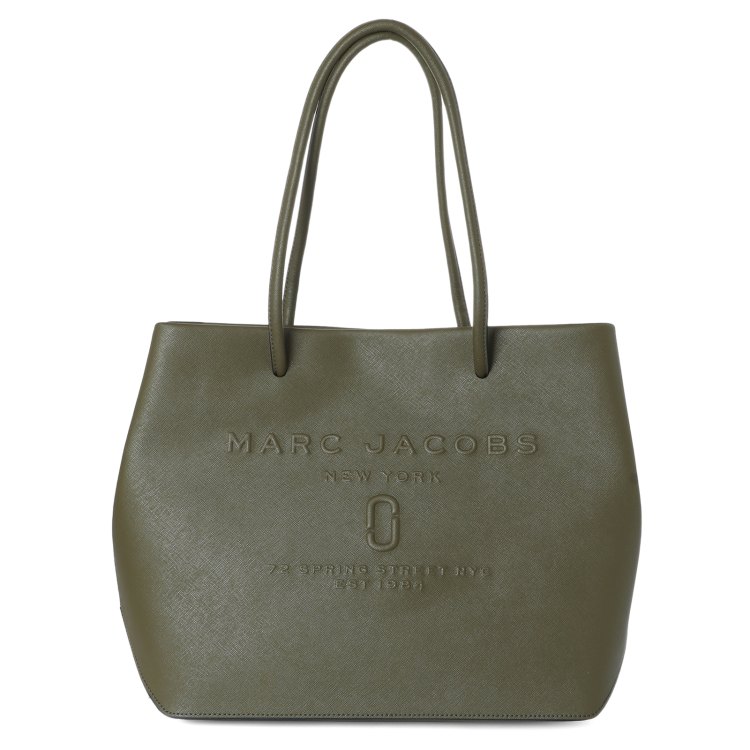 фото Сумка тоут женская marc jacobs m0015766 коричнево-зеленая