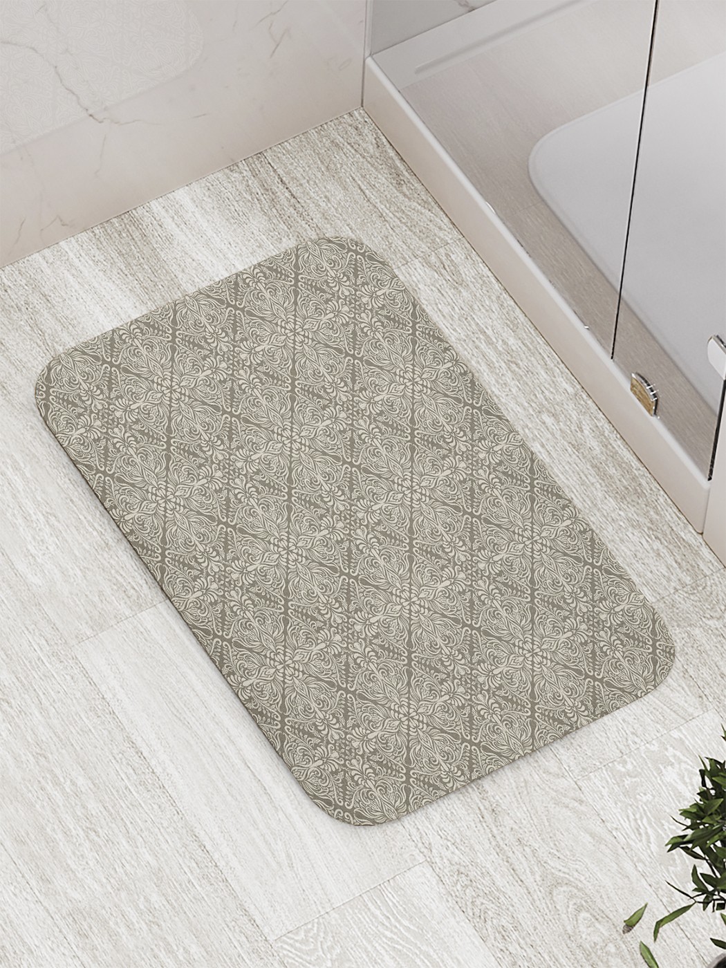 

bath_61621 Коврик противоскользящий для ванной, сауны, бассейна, 77х52 см