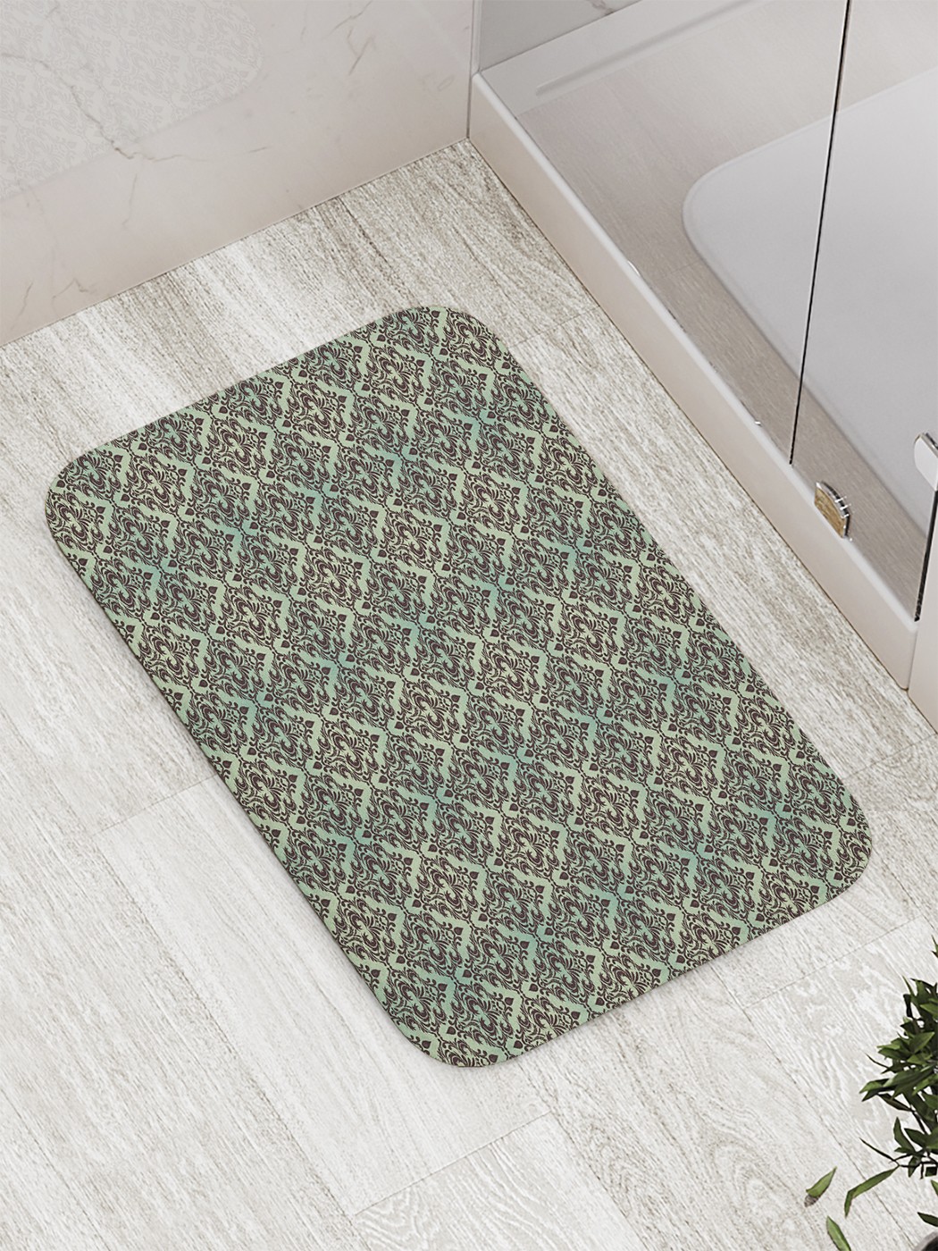 

bath_61567 Коврик противоскользящий для ванной, сауны, бассейна, 77х52 см