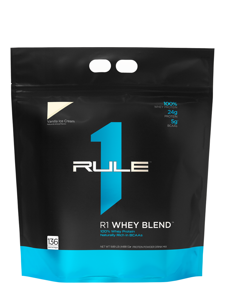 фото Протеин сывороточный rule one whey blend "ванильное мороженое" (4.54 кг) rule one proteins