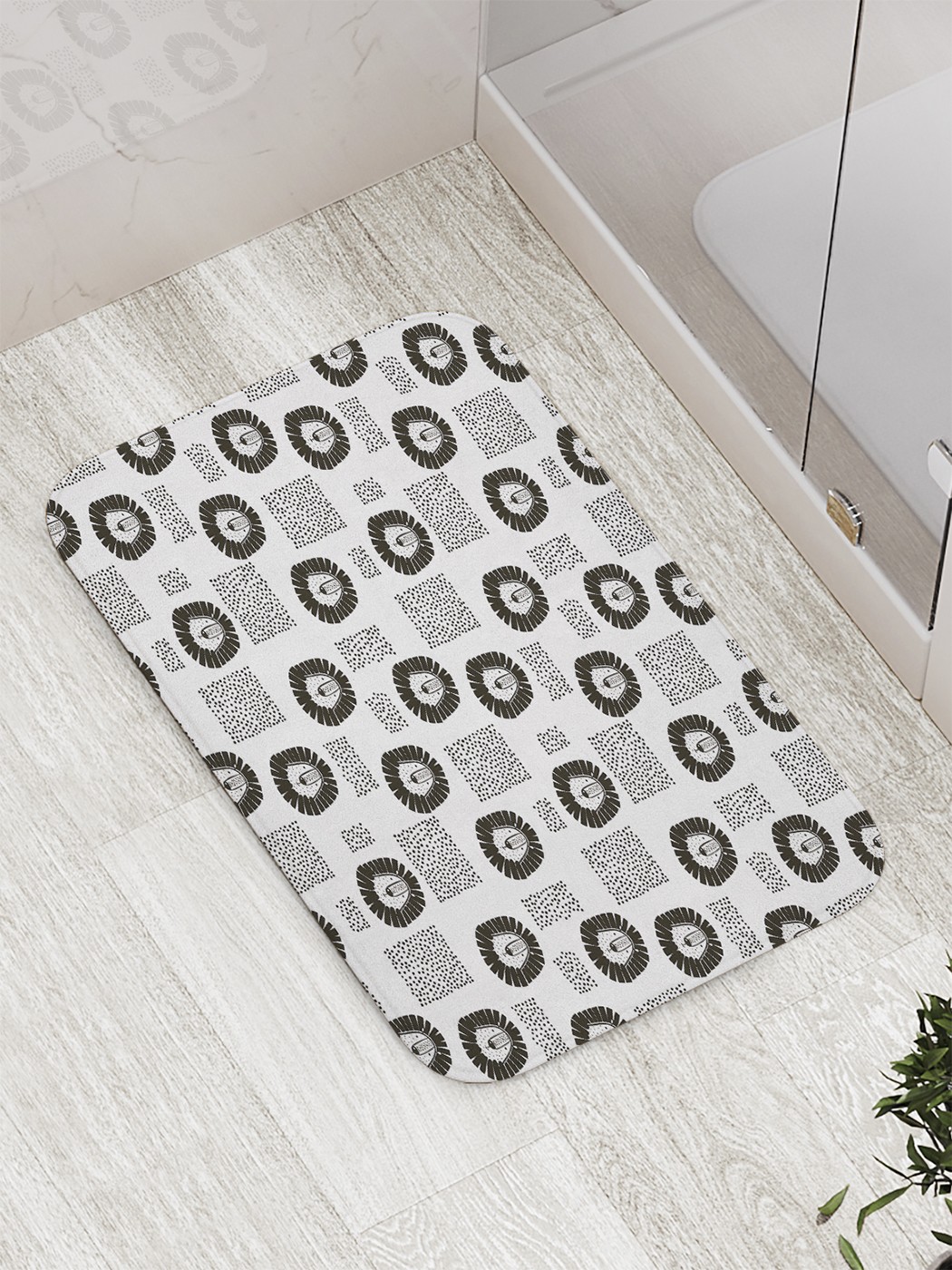 

bath_61546 Коврик противоскользящий для ванной, сауны, бассейна, 77х52 см