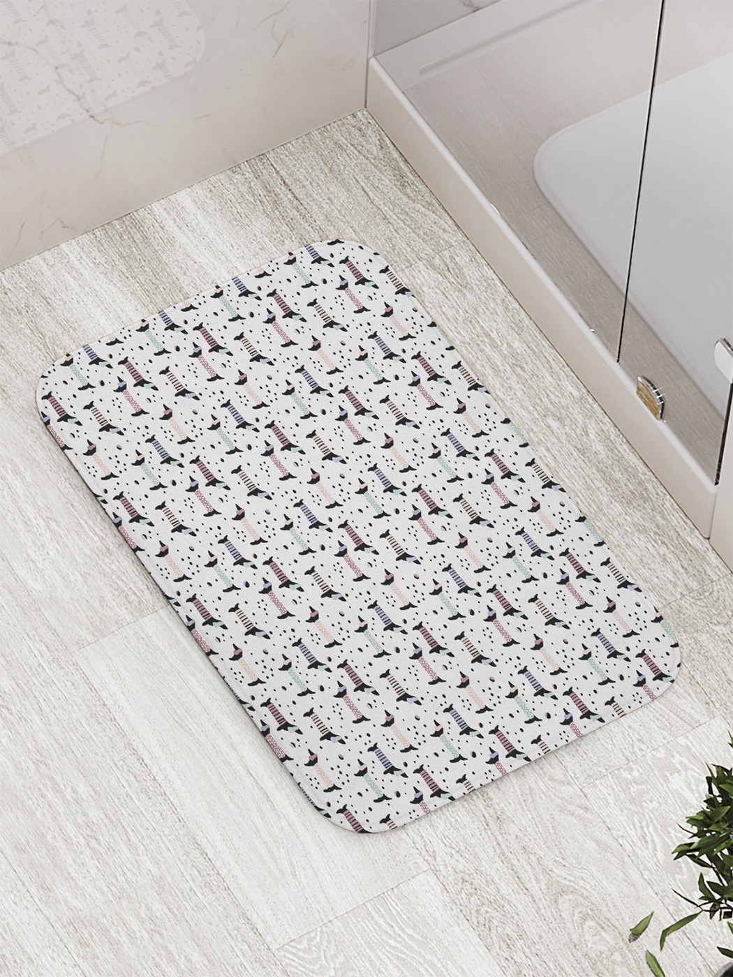 

bath_61545 Коврик противоскользящий для ванной, сауны, бассейна, 77х52 см