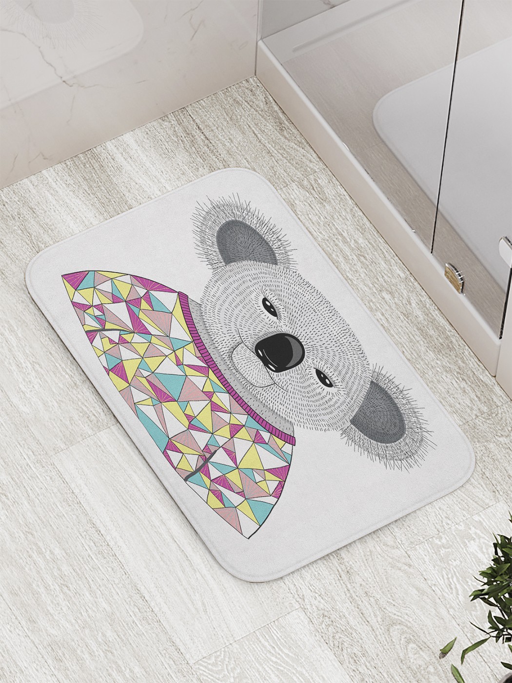 

bath_61533 Коврик противоскользящий для ванной, сауны, бассейна, 77х52 см
