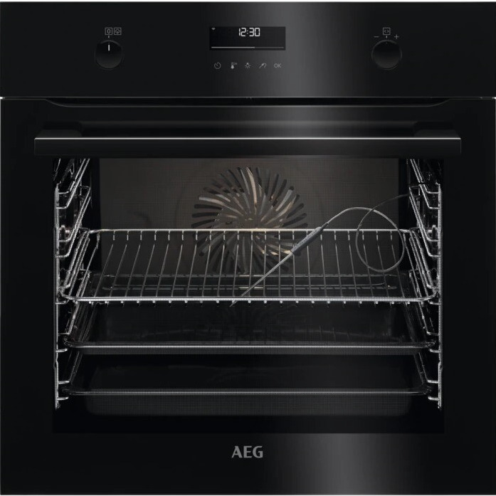 

Встраиваемый электрический духовой шкаф AEG BCE558370B черный, BCE558370B
