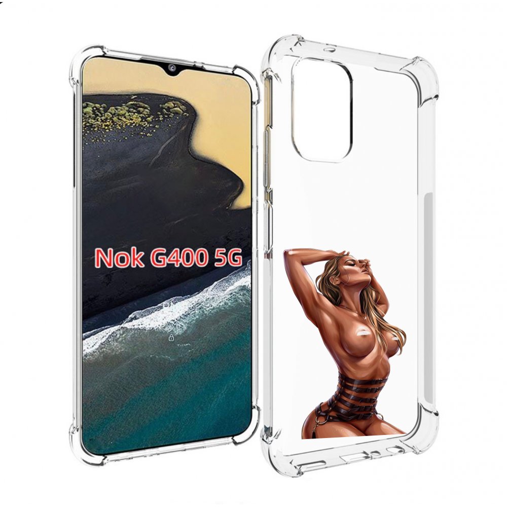

Чехол MyPads Портупея денский для Nokia G400 5G, Прозрачный, Tocco