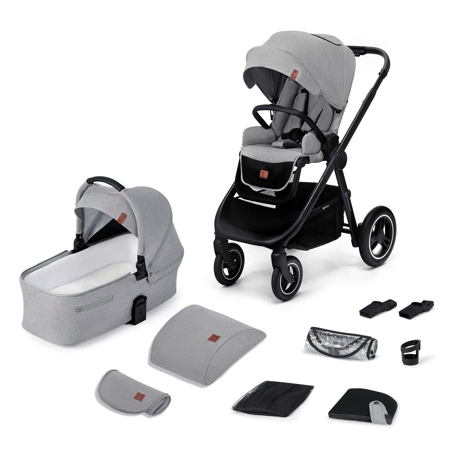 

Коляска 2 в 1 Kinderkraft Everyday Light Grey KSEVER00LGR2000, KSEVER00LGR2000
