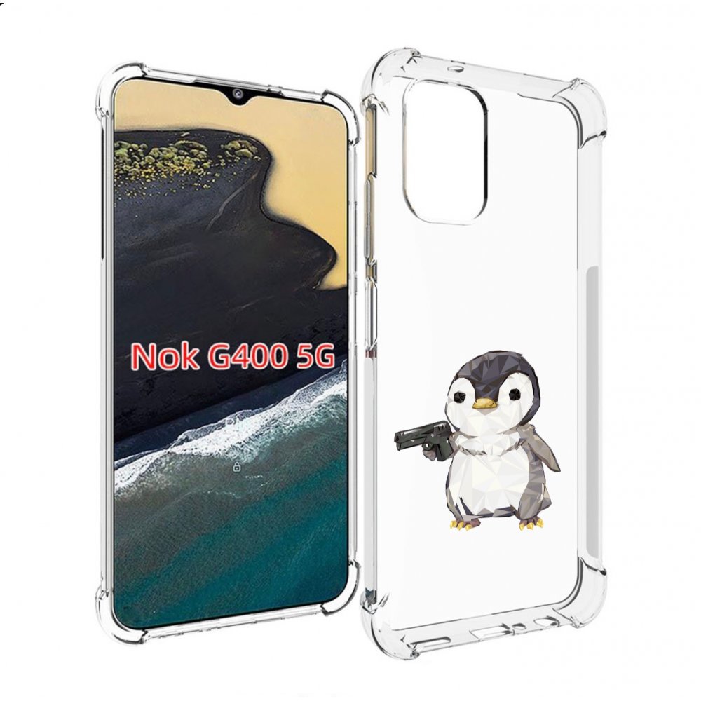 

Чехол MyPads Пингвин детский для Nokia G400 5G, Прозрачный, Tocco