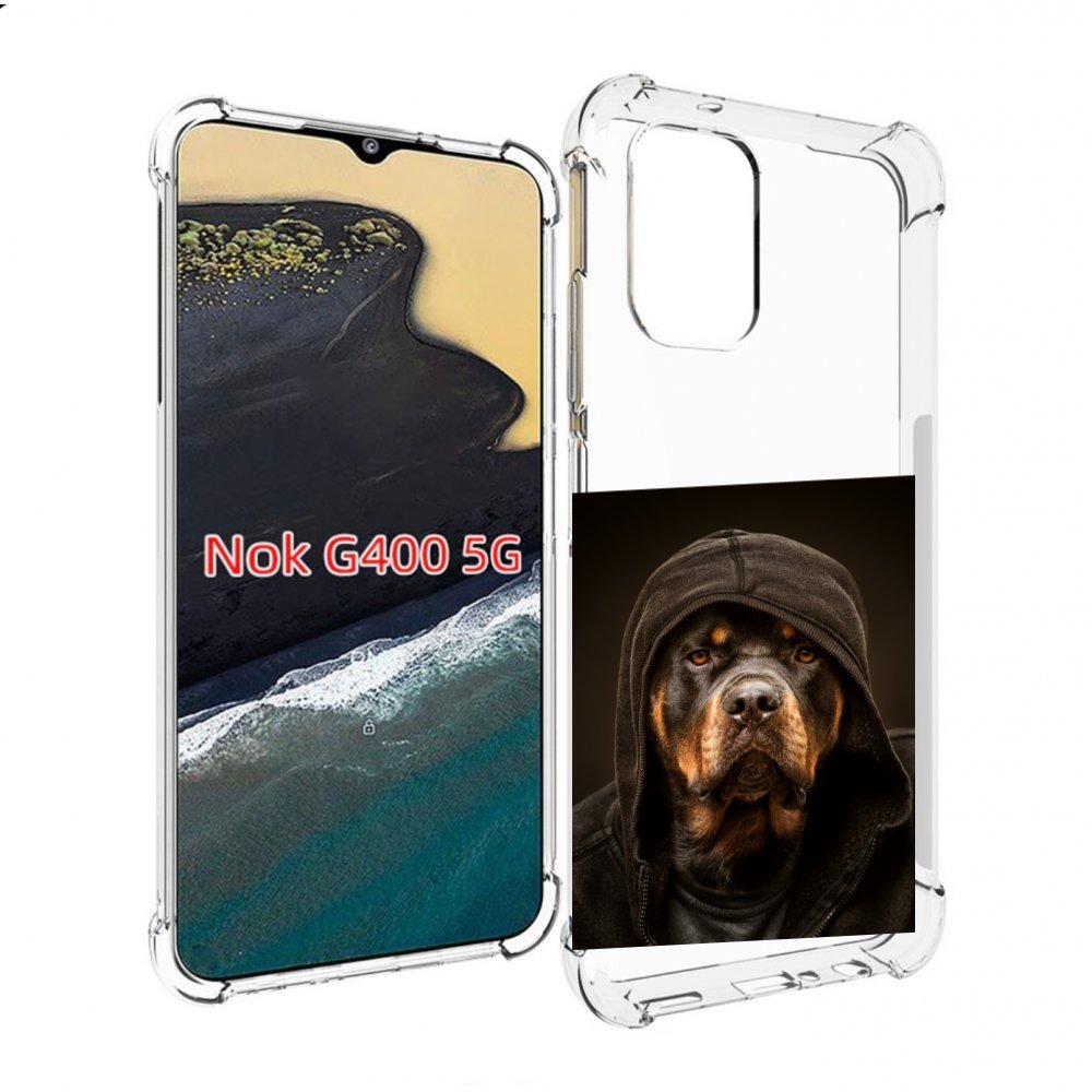 

Чехол MyPads Пес-барбос для Nokia G400 5G, Прозрачный, Tocco
