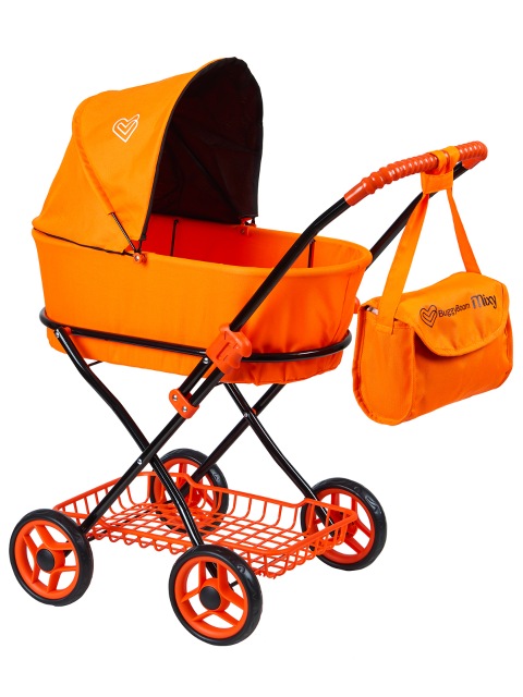 фото Детская игрушечная классическая коляска buggy boom для кукол mixy 8019-1125