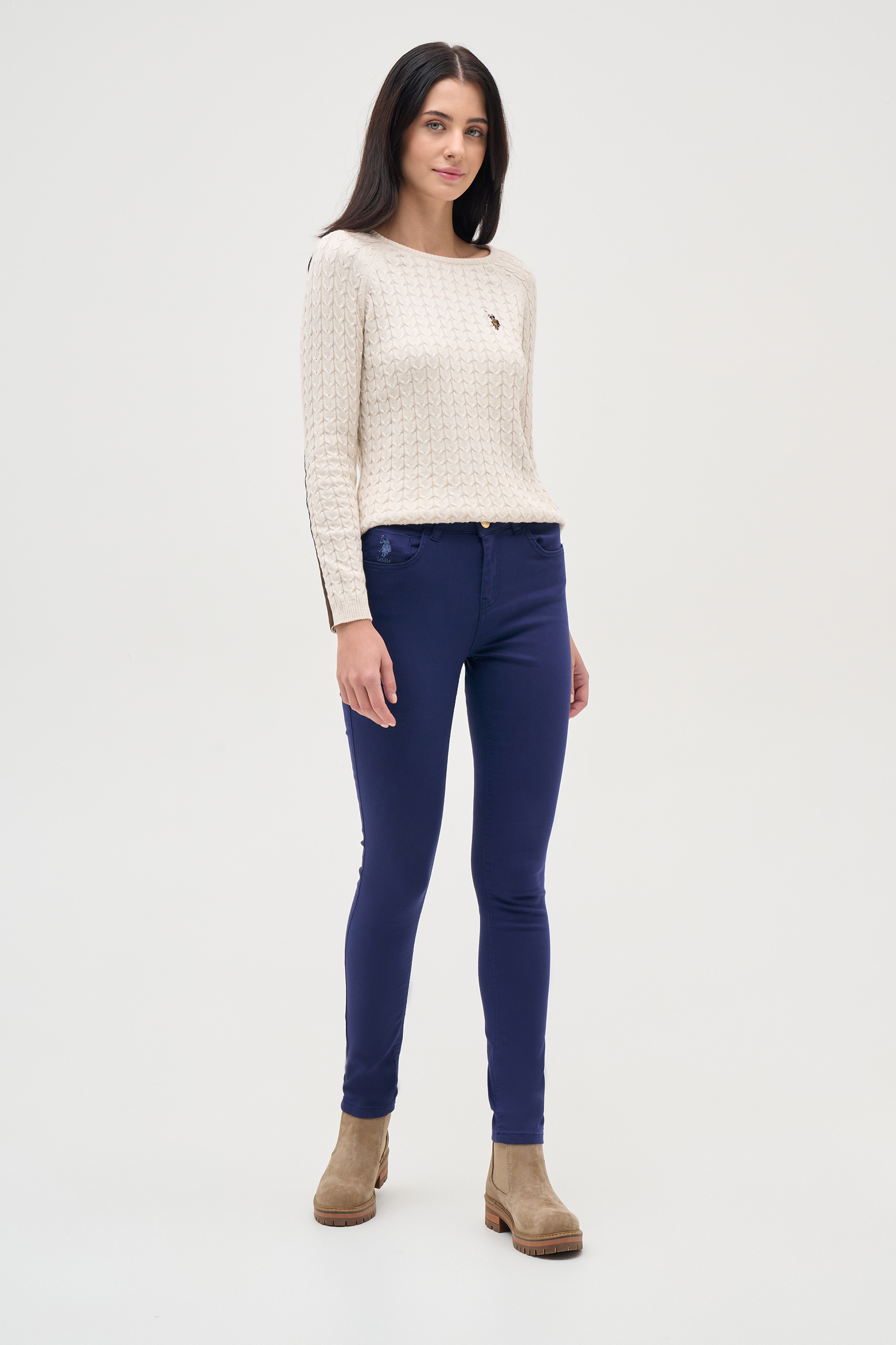 

Брюки женские U.S. POLO Assn. G082GL0780FIONA23Y-R синие 36, Синий, G082GL0780FIONA23Y-R