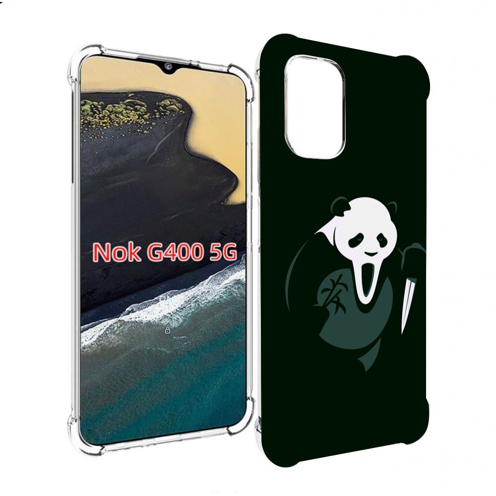 

Чехол MyPads Панда-крик для Nokia G400 5G, Прозрачный, Tocco