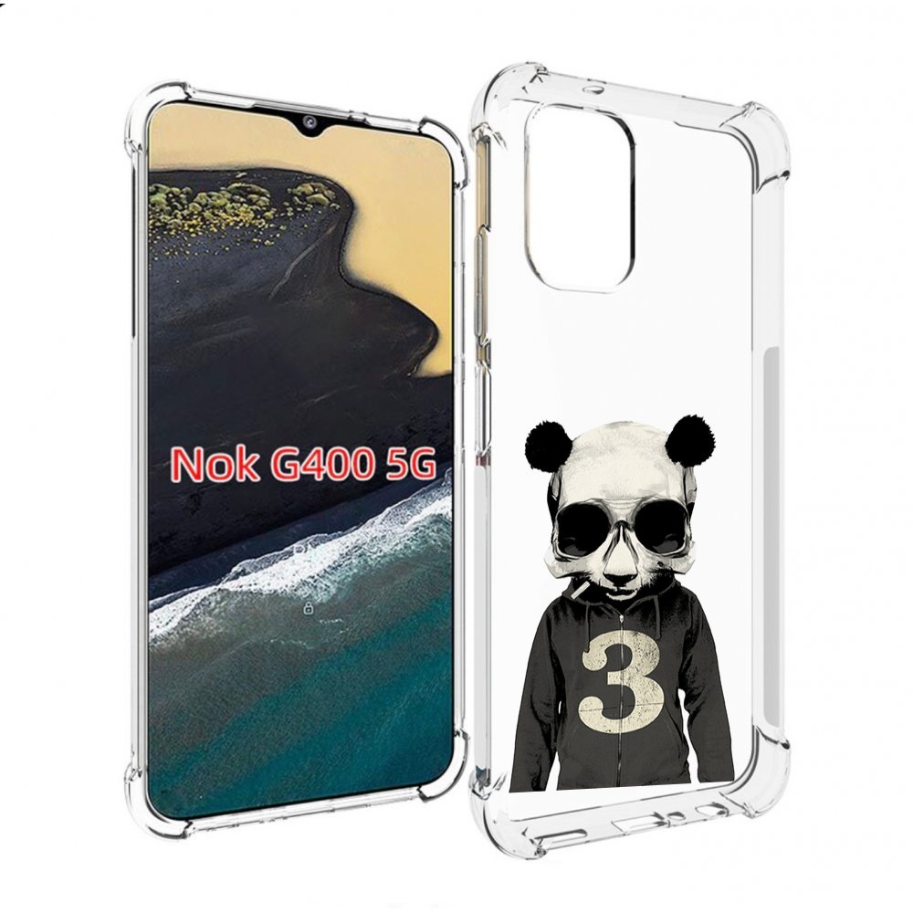 

Чехол MyPads Панда-в-костюме для Nokia G400 5G, Прозрачный, Tocco