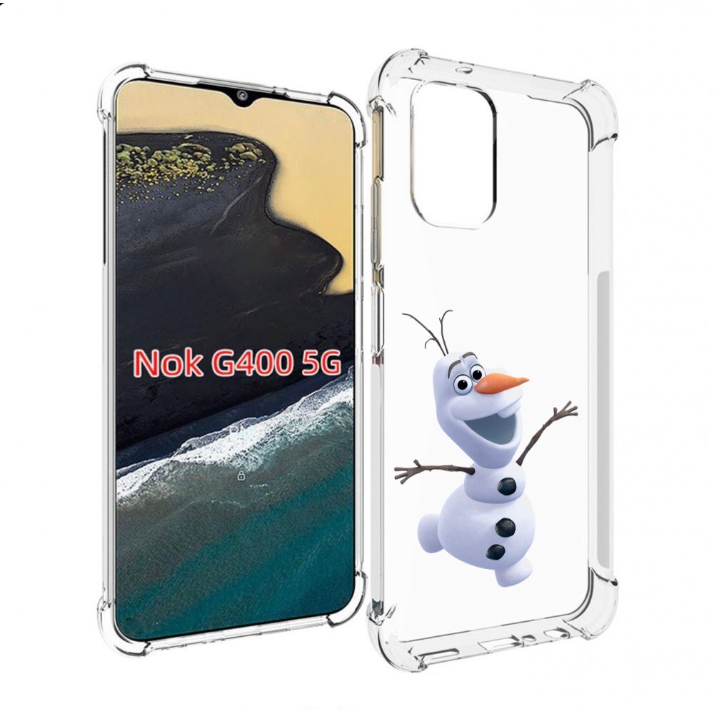 

Чехол MyPads Олаф-холодное-сердце для Nokia G400 5G, Прозрачный, Tocco