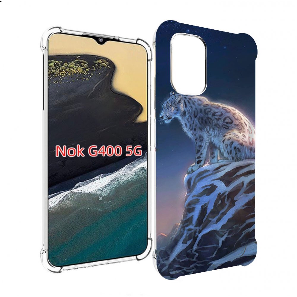 

Чехол MyPads Одинокий-Барс для Nokia G400 5G, Прозрачный, Tocco