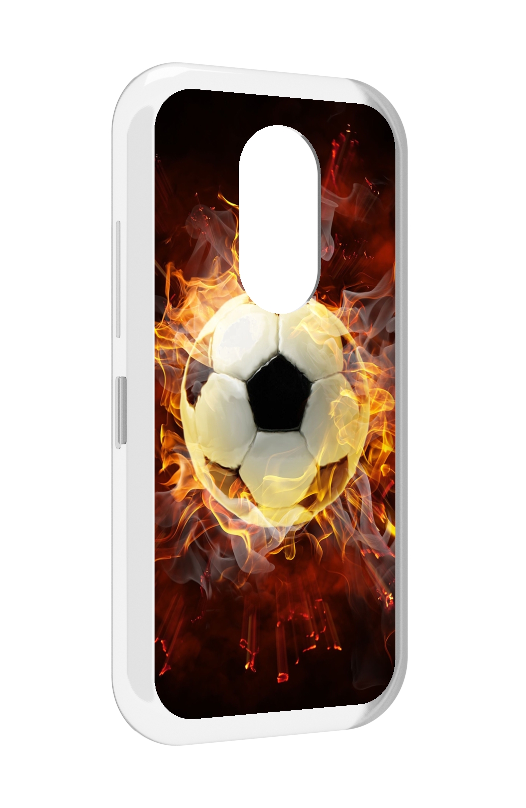 

Чехол MyPads Огненный-мяч для Doogee S61 / S61 Pro, Прозрачный, Tocco