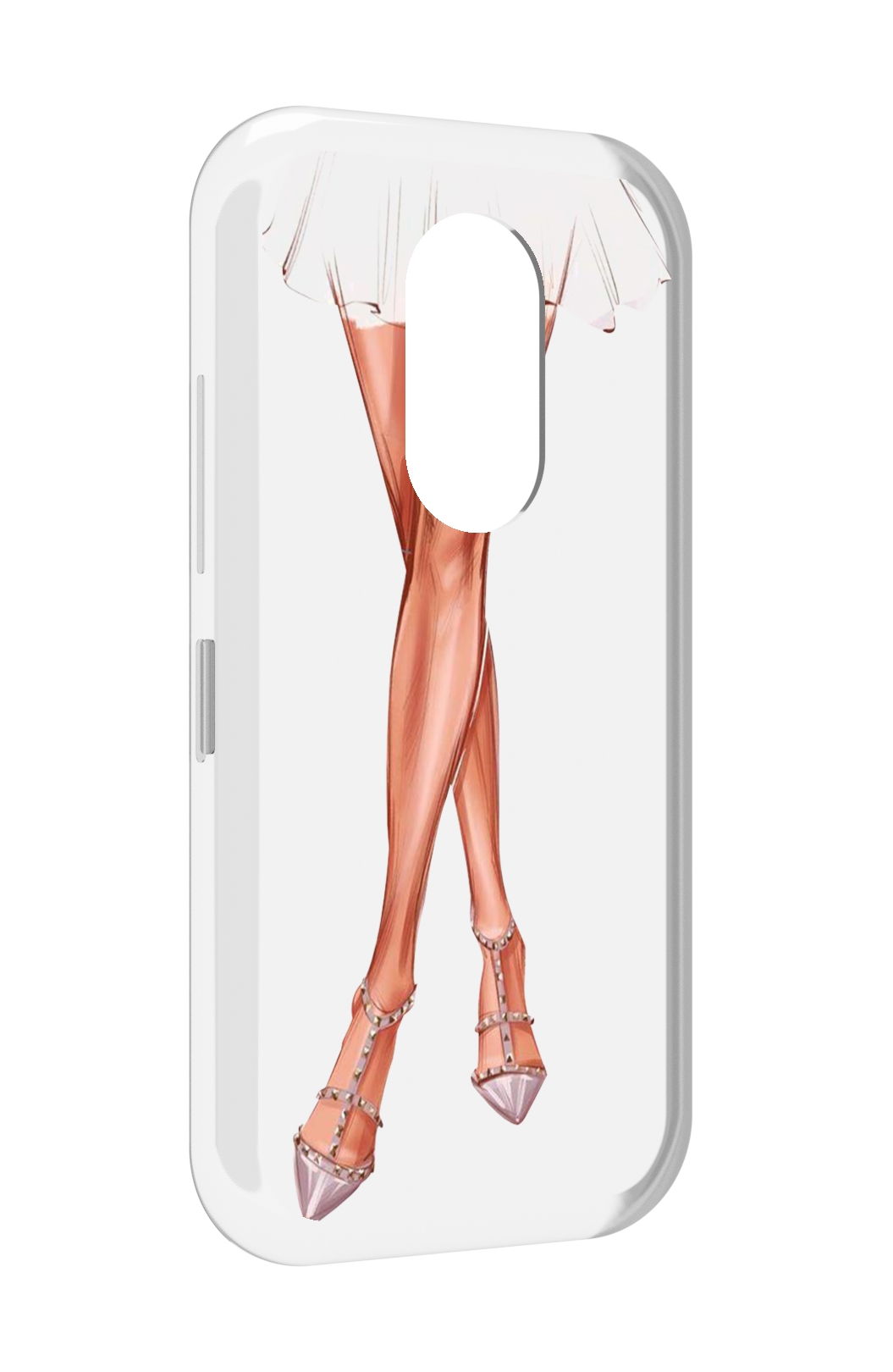 

Чехол MyPads Ножки для Doogee S61 / S61 Pro, Прозрачный, Tocco