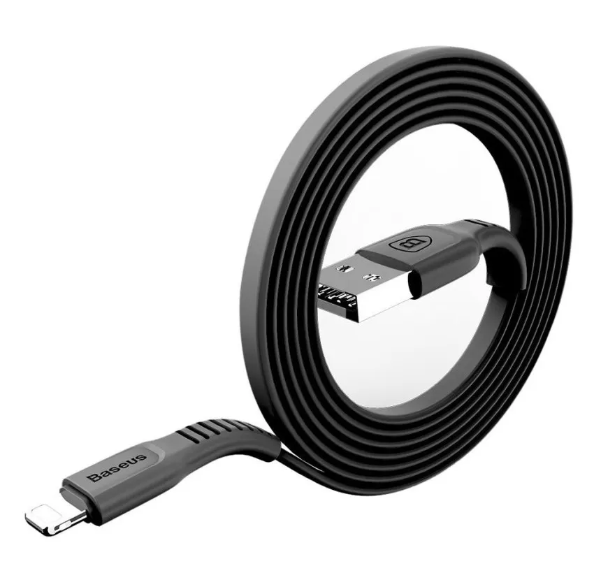 

Кабель Baseus Tough Lightning на IPhone 2A 1 метр CALZY-B01 (Черный), CALZY-B01