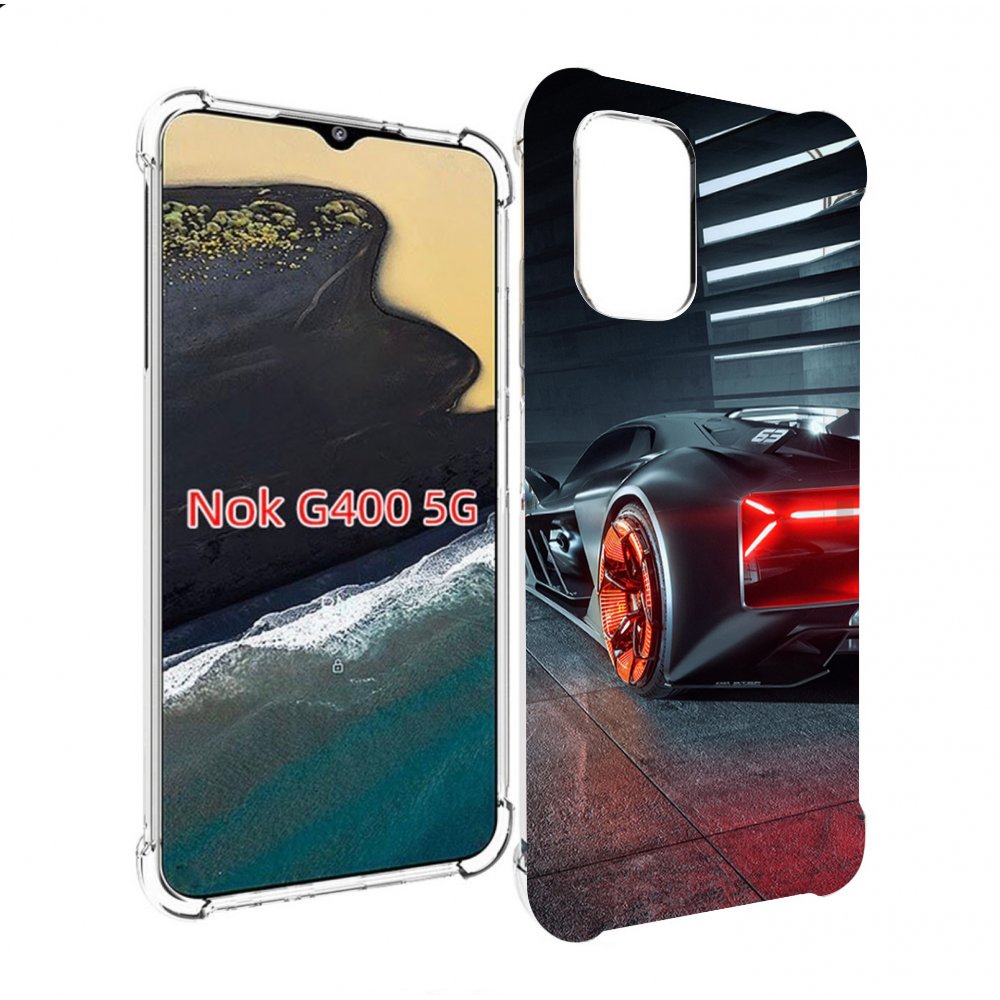 

Чехол MyPads Ночной-город мужской для Nokia G400 5G, Прозрачный, Tocco