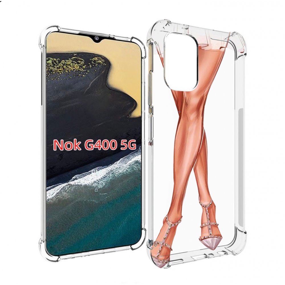 

Чехол MyPads Ножки для Nokia G400 5G, Прозрачный, Tocco