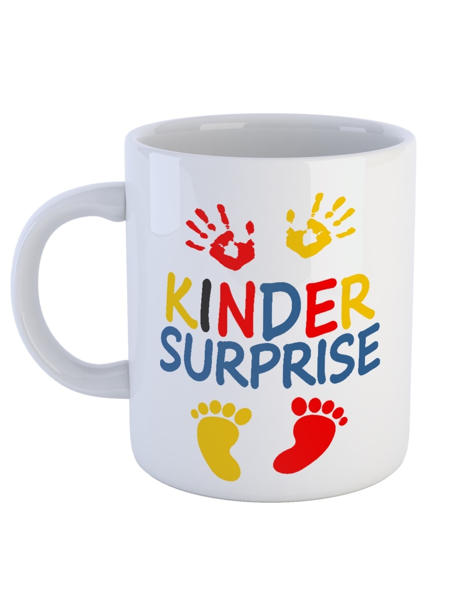 фото Кружка сувенирshop для беременных "kinder surprise" 330 мл cu-dedt16-w/s