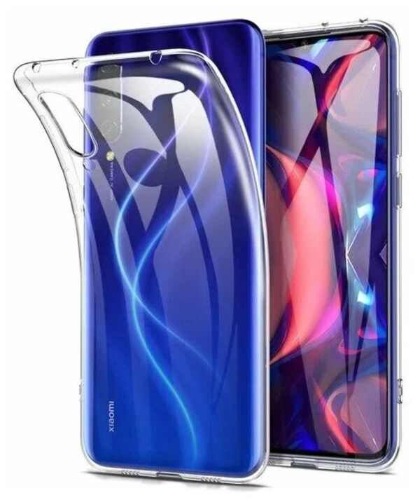 Силиконовый чехол для Xiaomi Mi9/Mi9 Lite/Mi A3 Lite прозрачный