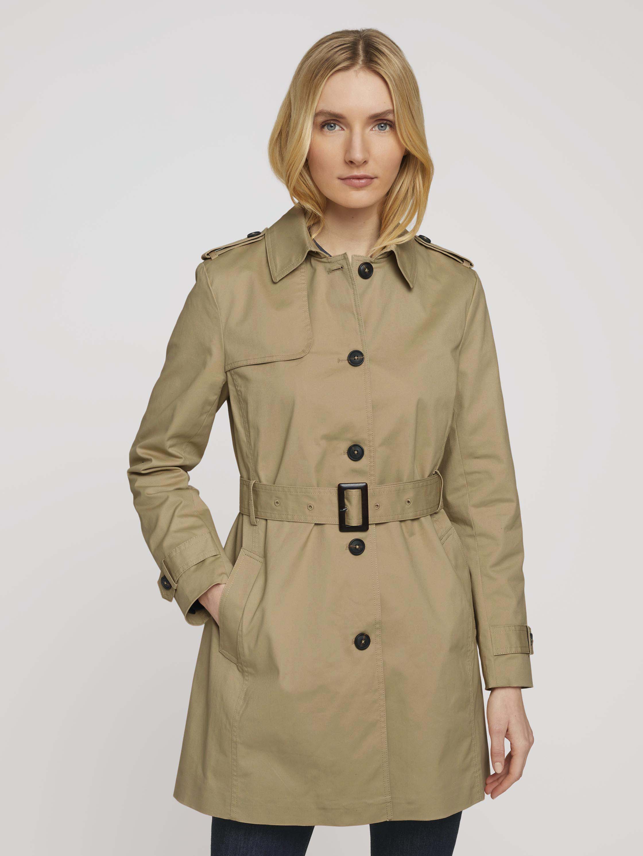 

Тренч женский TOM TAILOR 1024462 коричневый S, 1024462