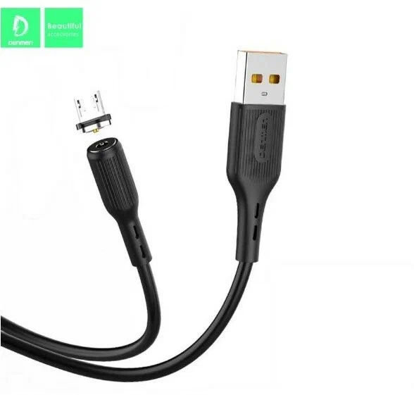 Кабель магнитный Denmen D18V Micro USB черный