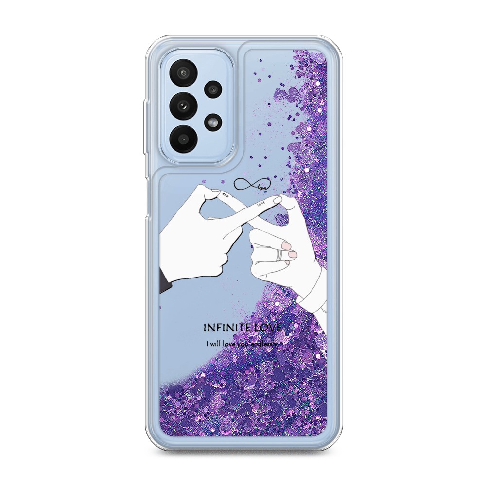

Чехол Awog на Samsung Galaxy A23 "Любовь навсегда", Бежевый, 2105092-1