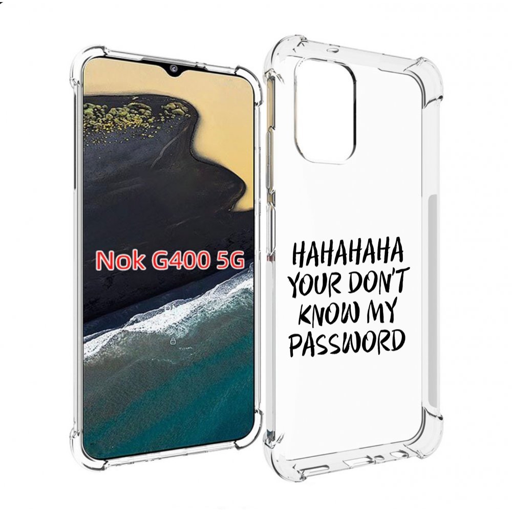 

Чехол MyPads Мой-пароль для Nokia G400 5G, Прозрачный, Tocco