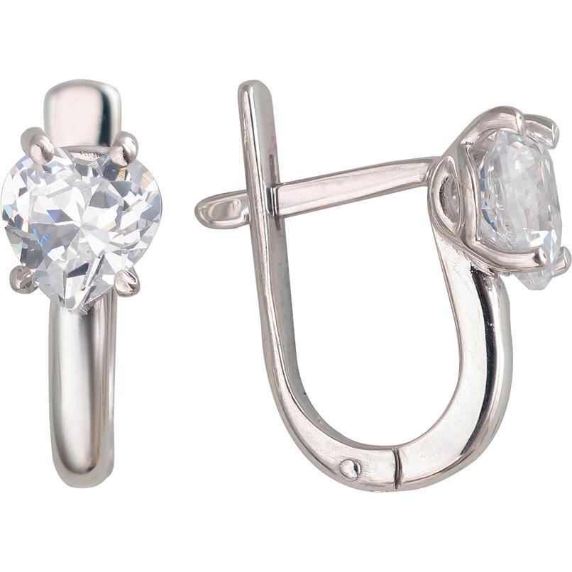 

Серьги женские из серебра Эстет 01С154962, фианит, 01С154962
