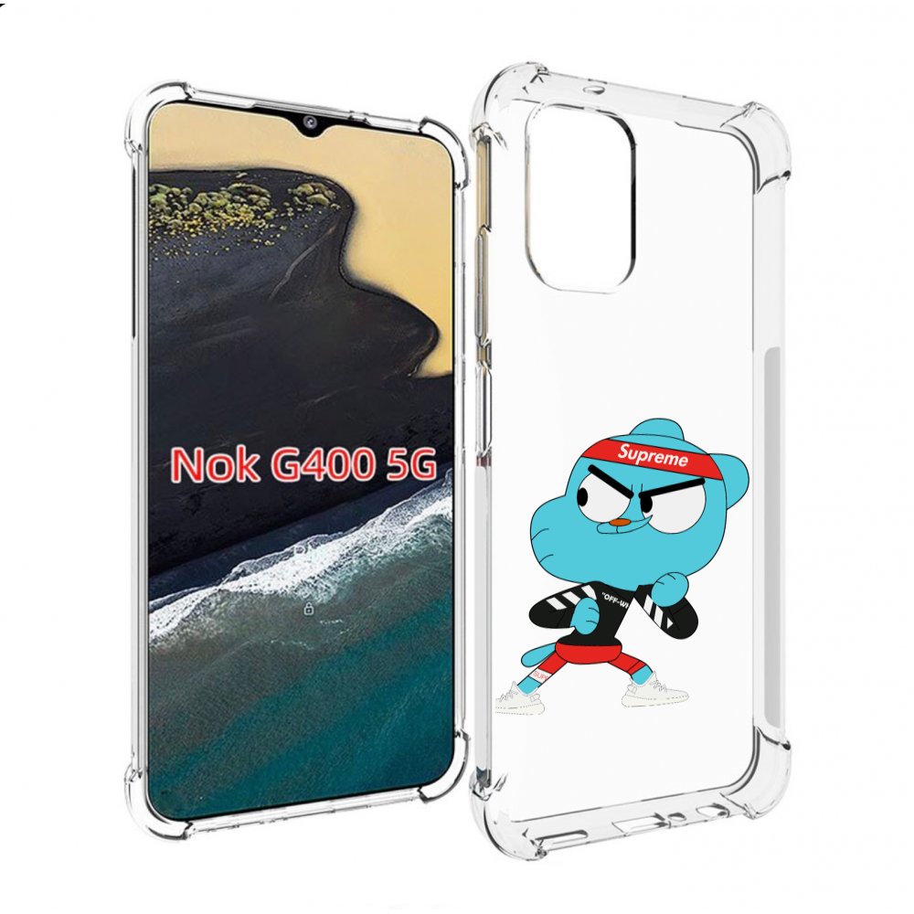

Чехол MyPads Модный-Гамбол для Nokia G400 5G, Прозрачный, Tocco