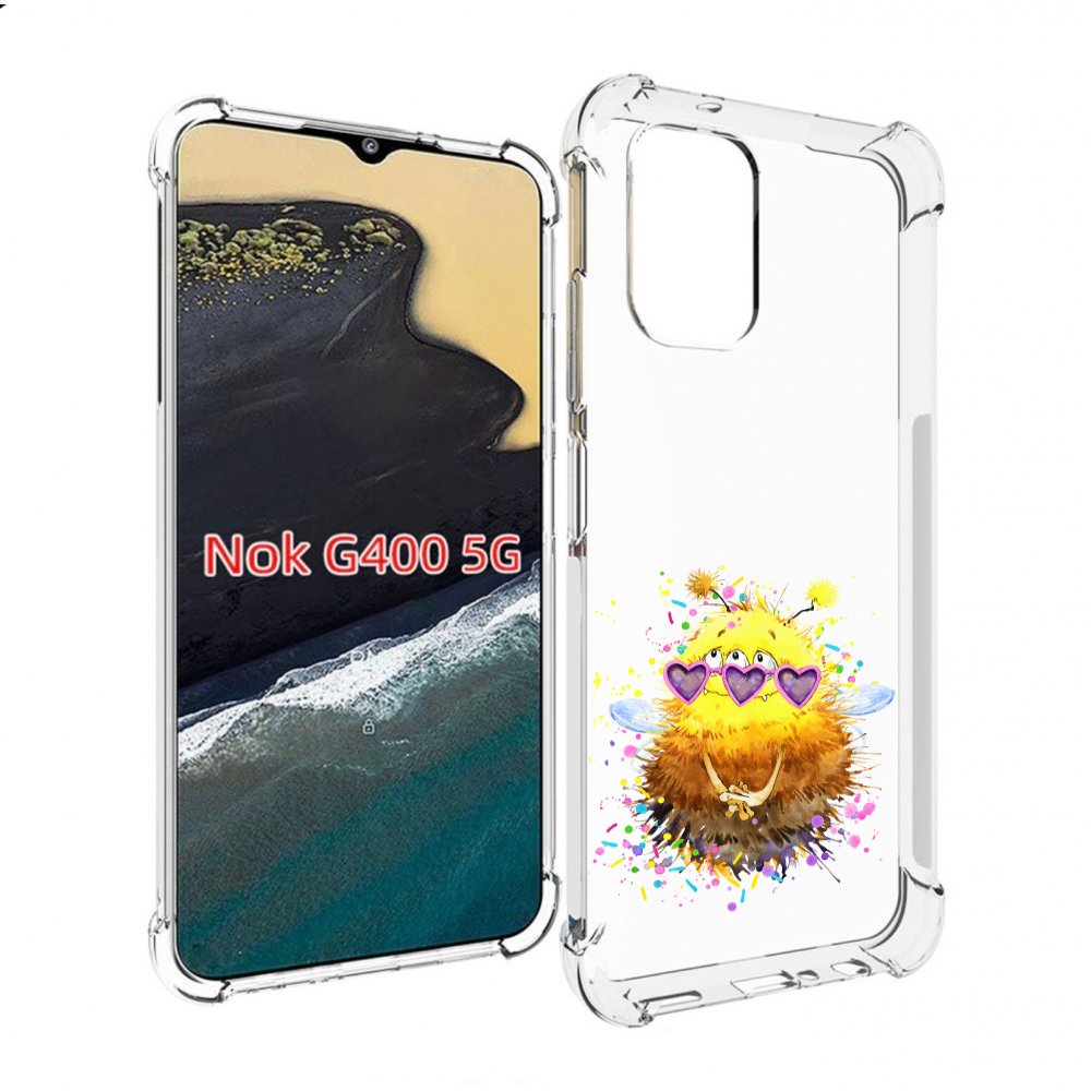 

Чехол MyPads Пушитый шмель для Nokia G400 5G, Прозрачный, Tocco