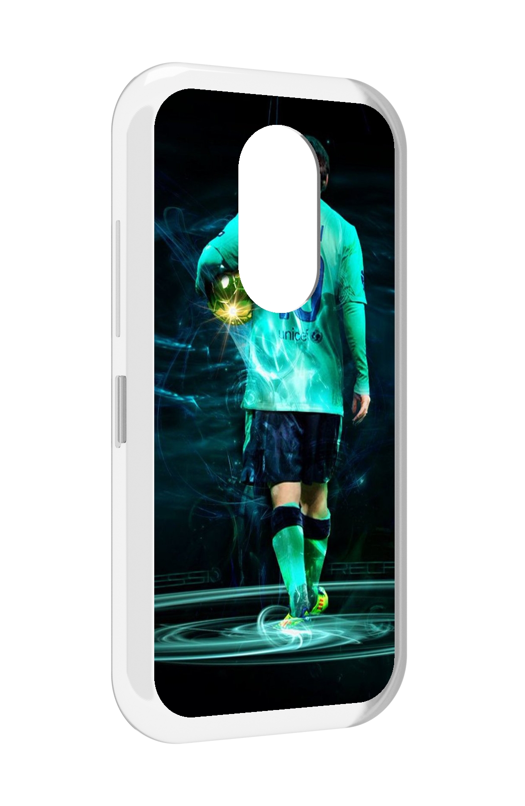 

Чехол MyPads Месси мужской для Doogee S61 / S61 Pro, Прозрачный, Tocco