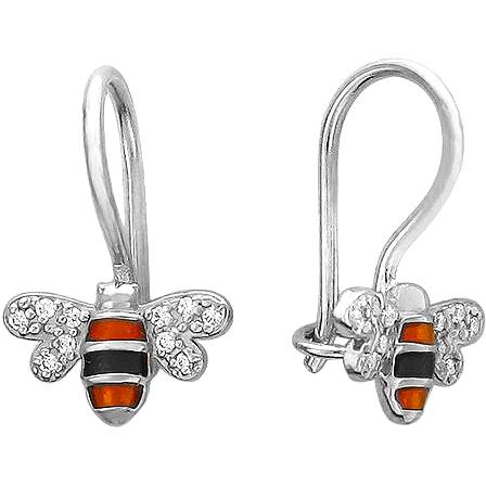 

Серьги женские из серебра Эстет 01С156145Э-1, фианит, 01С156145Э-1
