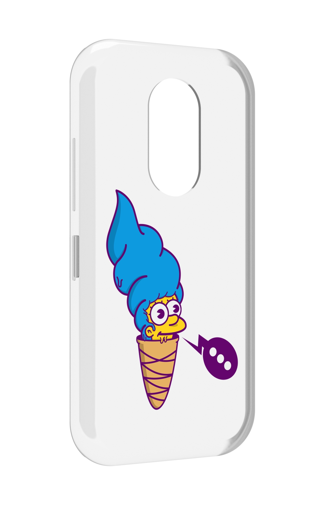 

Чехол MyPads Мардж-рожок для Doogee S61 / S61 Pro, Прозрачный, Tocco