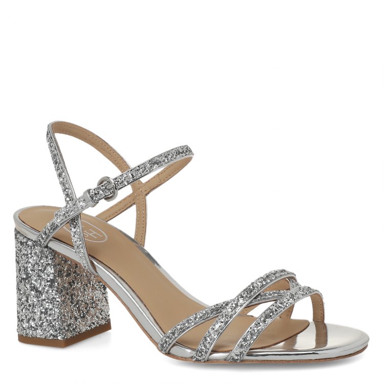 фото Женские босоножки ash sparkle цв. серебряный 40 eu