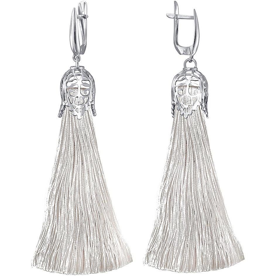 

Серьги женские из серебра Эстет 01С0511171-16, без вставки, 01С0511171-16
