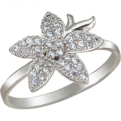 

Кольцо из серебра р.  Эстет 01К1510895, фианит, 01К1510895