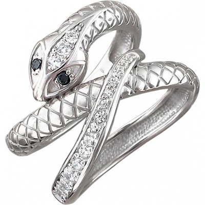 

Кольцо из серебра р.  Эстет 01К258513-1, фианит, 01К258513-1