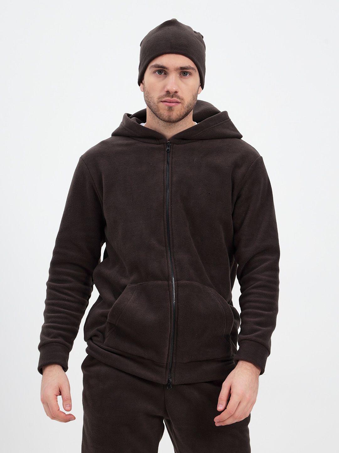 

Толстовка мужская MOM №1 MOM-88-0124F коричневая 2XL, Коричневый, MOM-88-0124F