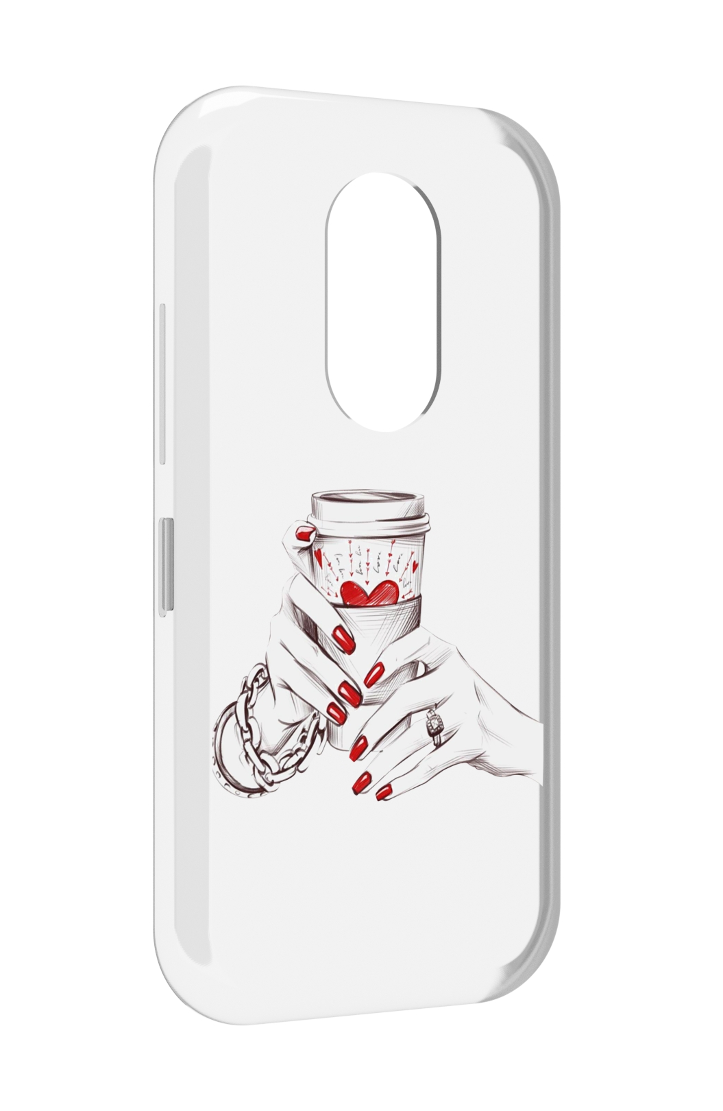 

Чехол MyPads Любовный-стакан для Doogee S61 / S61 Pro, Прозрачный, Tocco