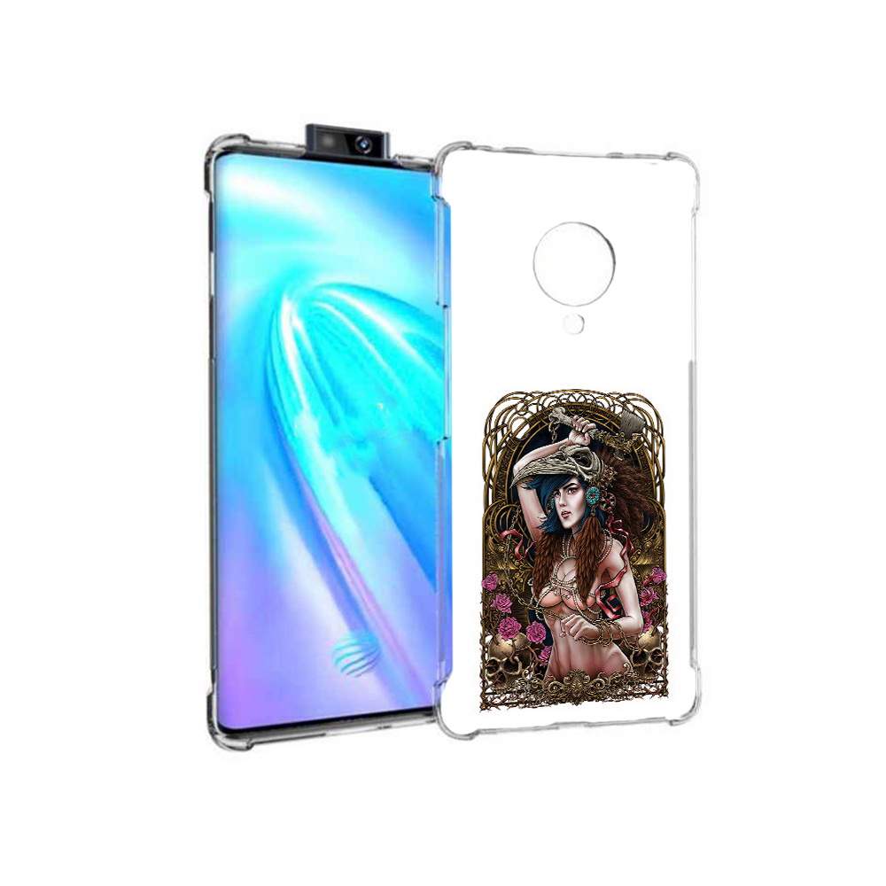 

Чехол MyPads Tocco для Vivo NEX 3 красивая девушка рисунок (PT136035.381.407), Прозрачный, Tocco