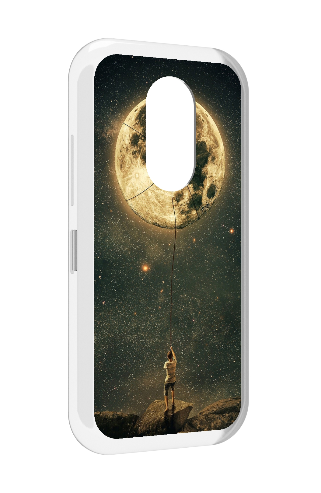 

Чехол MyPads Луна-светит для Doogee S61 / S61 Pro, Прозрачный, Tocco