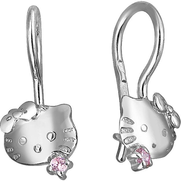 

Серьги женские из серебра Эстет 01С254932-1, фианит, 01С254932-1