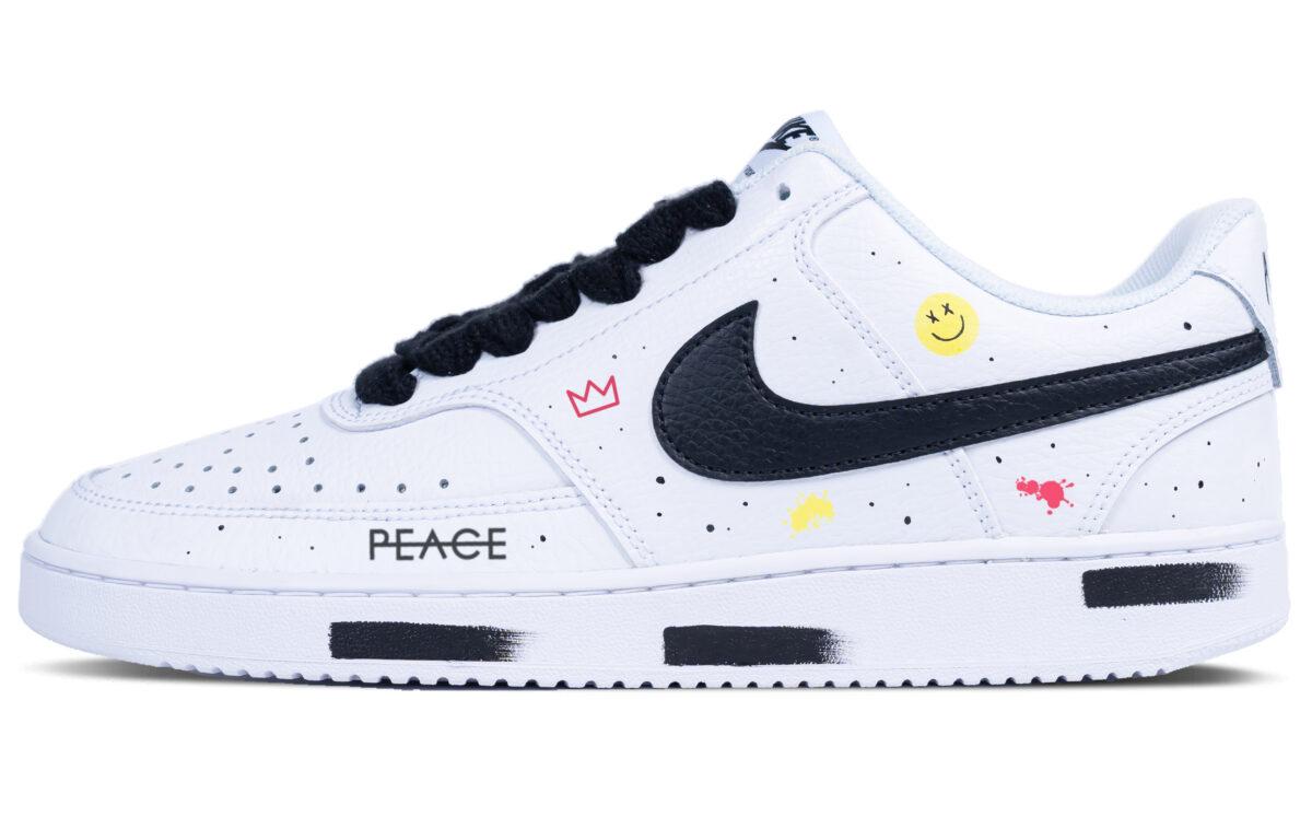 

Кеды унисекс Nike Court Vision 1 Low белые 42 EU, Белый, Court Vision 1 Low