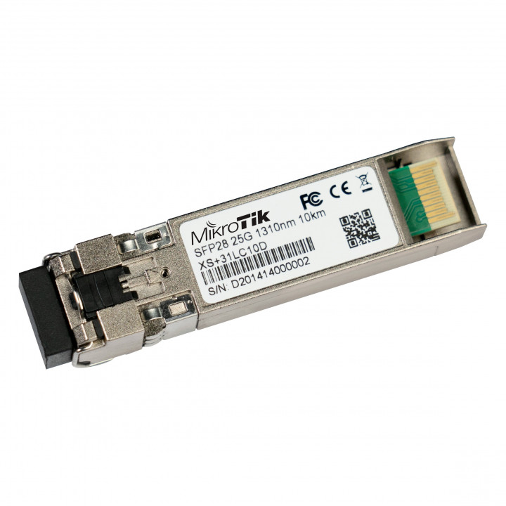 Сетевое оборудование MikroTik XS+31LC10D Модуль SFP/SFP+/SFP28, 1/10/25G, Single Mode, 10k