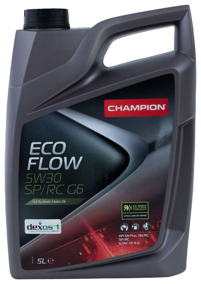 Моторное масло Champion синтетическое Eco FloW Sp/Rc G6 5W30 5л