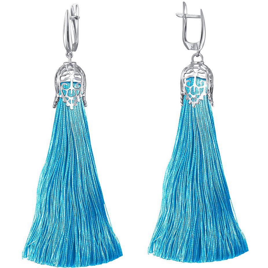 

Серьги женские из серебра Эстет 01С0511171-6, без вставки, 01С0511171-6