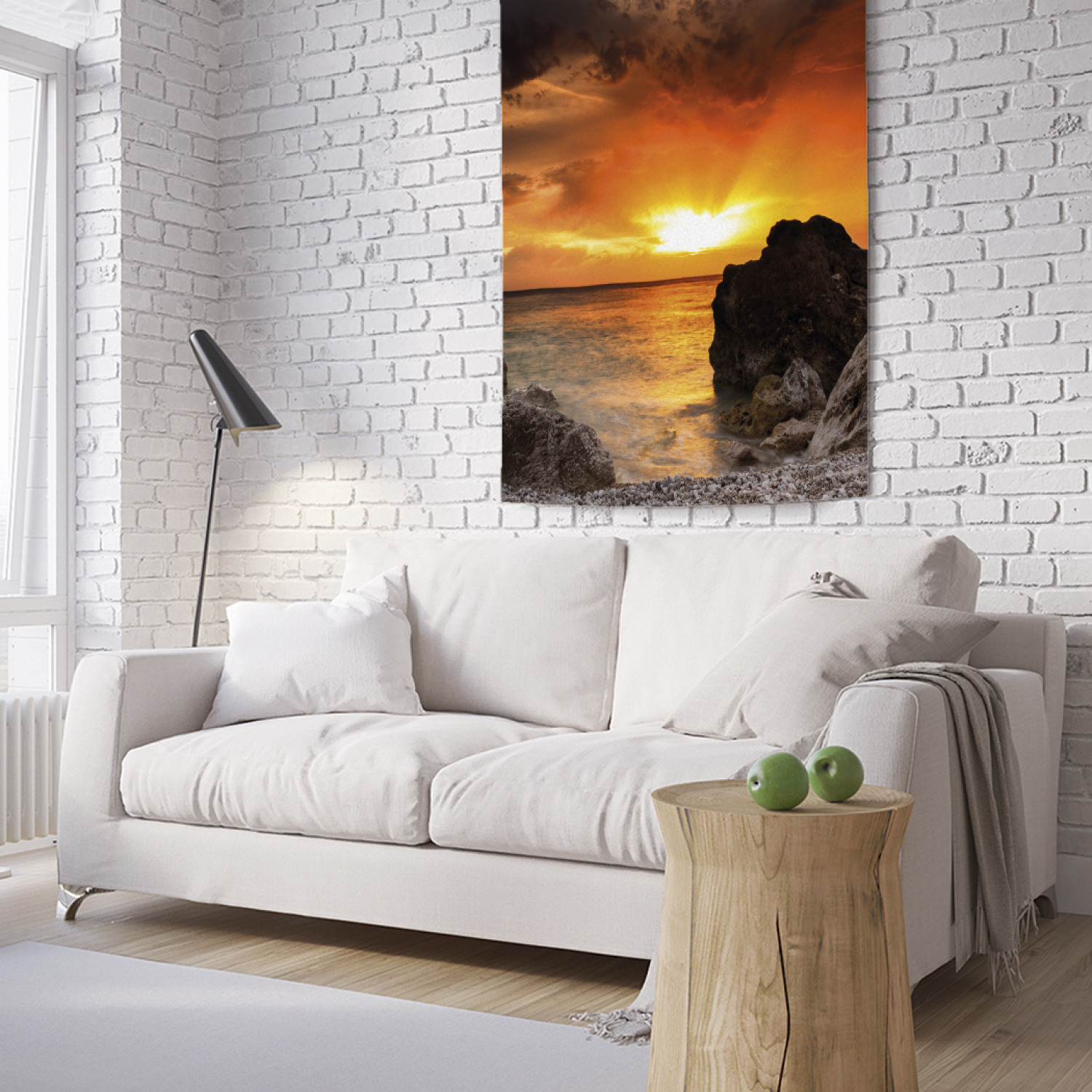 

Вертикальное фотопанно на стену JoyArty Утес на закате 100x150 см, Утес на закате